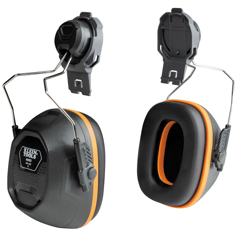 Orejeras para casco de seguridad tipo cachucha con ala completa