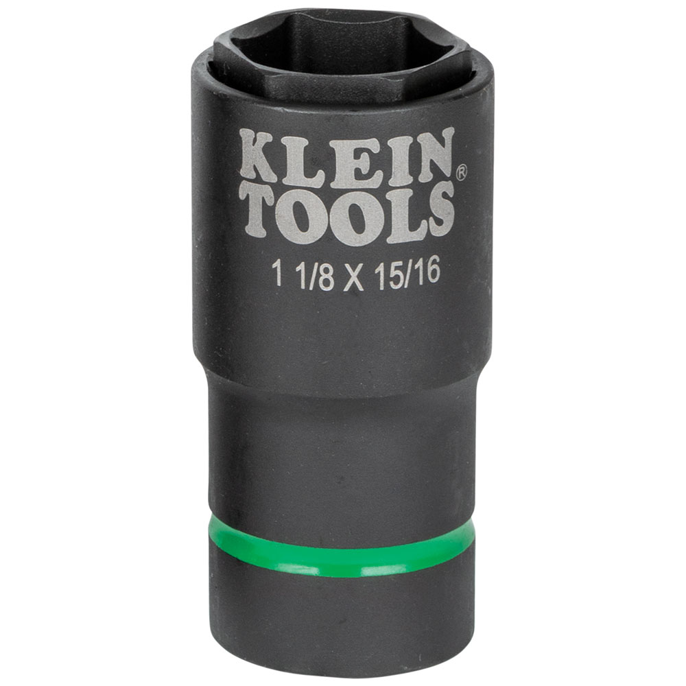KLEINTOOLS-66066 / 66066 Dado de impacto 2 en 1 de 6 puntas de 1-1/8'' y 15/16''