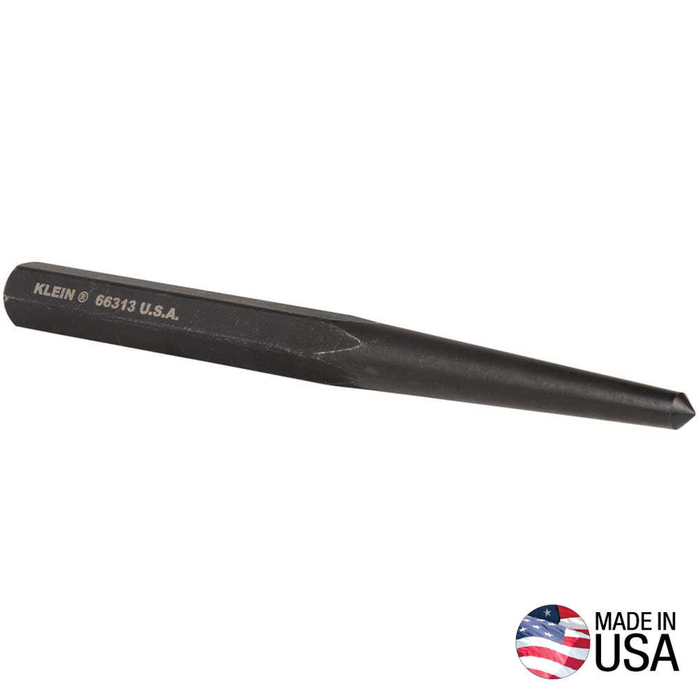 Punzón para centrar de 13 mm, 152 mm de largo