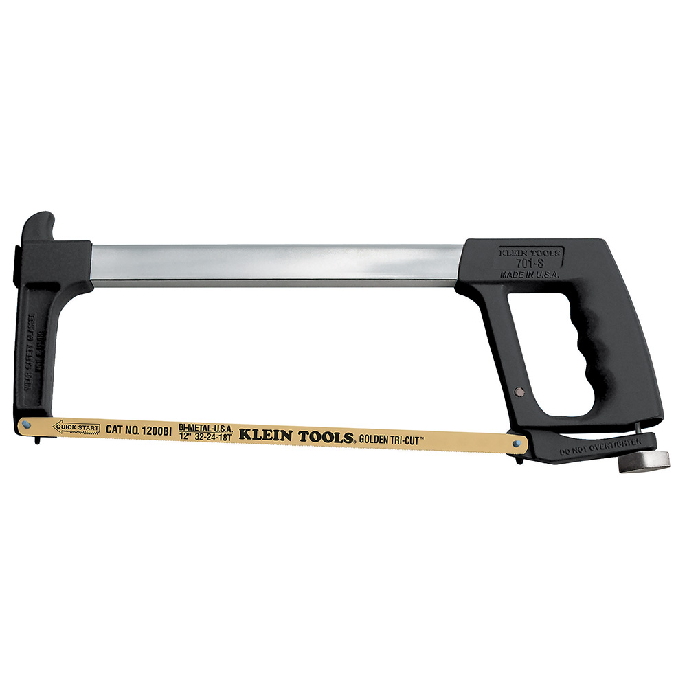 KLEINTOOLS-701-S / 701S Arco para segueta de doble uso con hoja Golden Tri-Cut 3 en 1