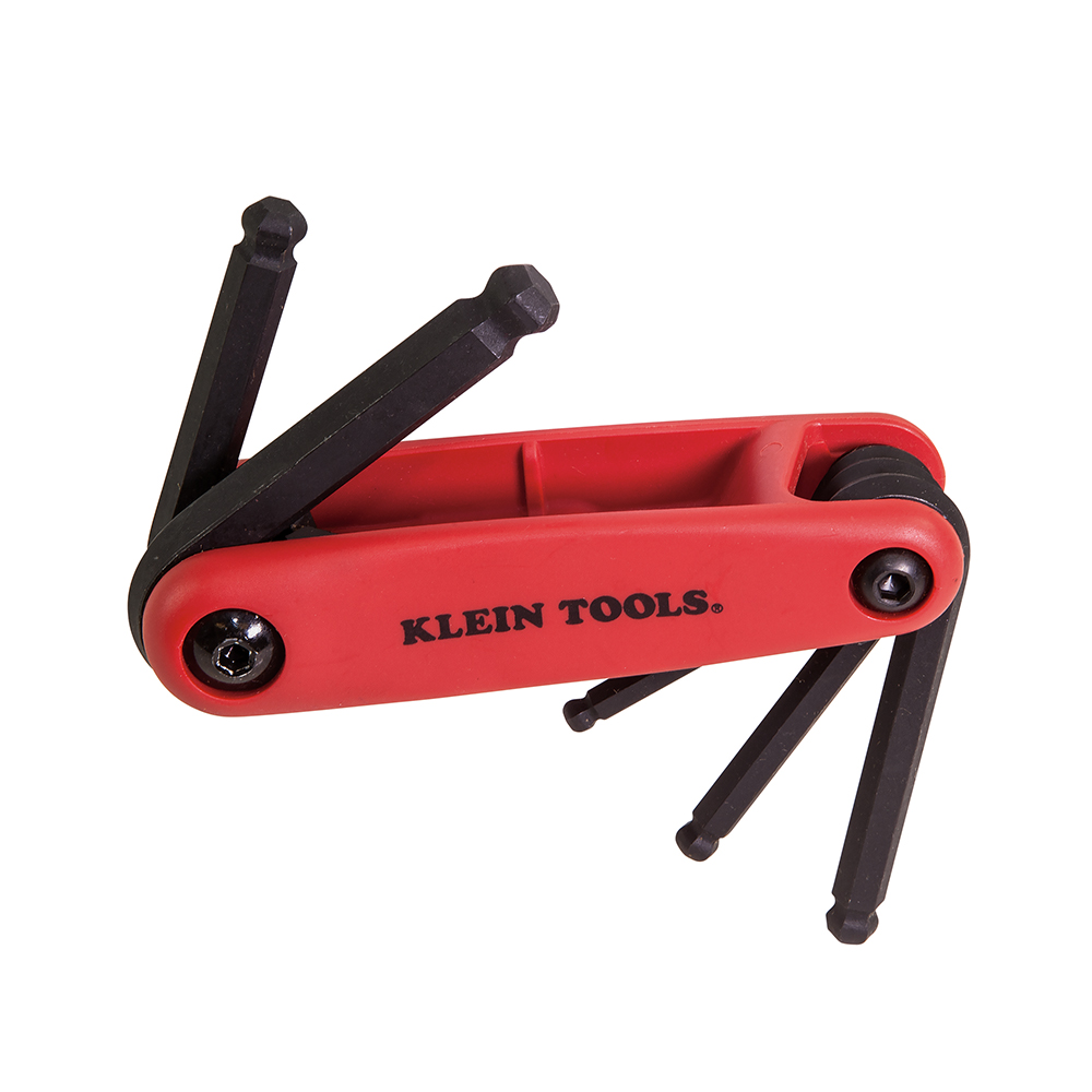 KLEINTOOLS-70572 / 70572 Juego de llaves hexagonales con punta de bola Grip-It™, 5 llaves, medidas métricas