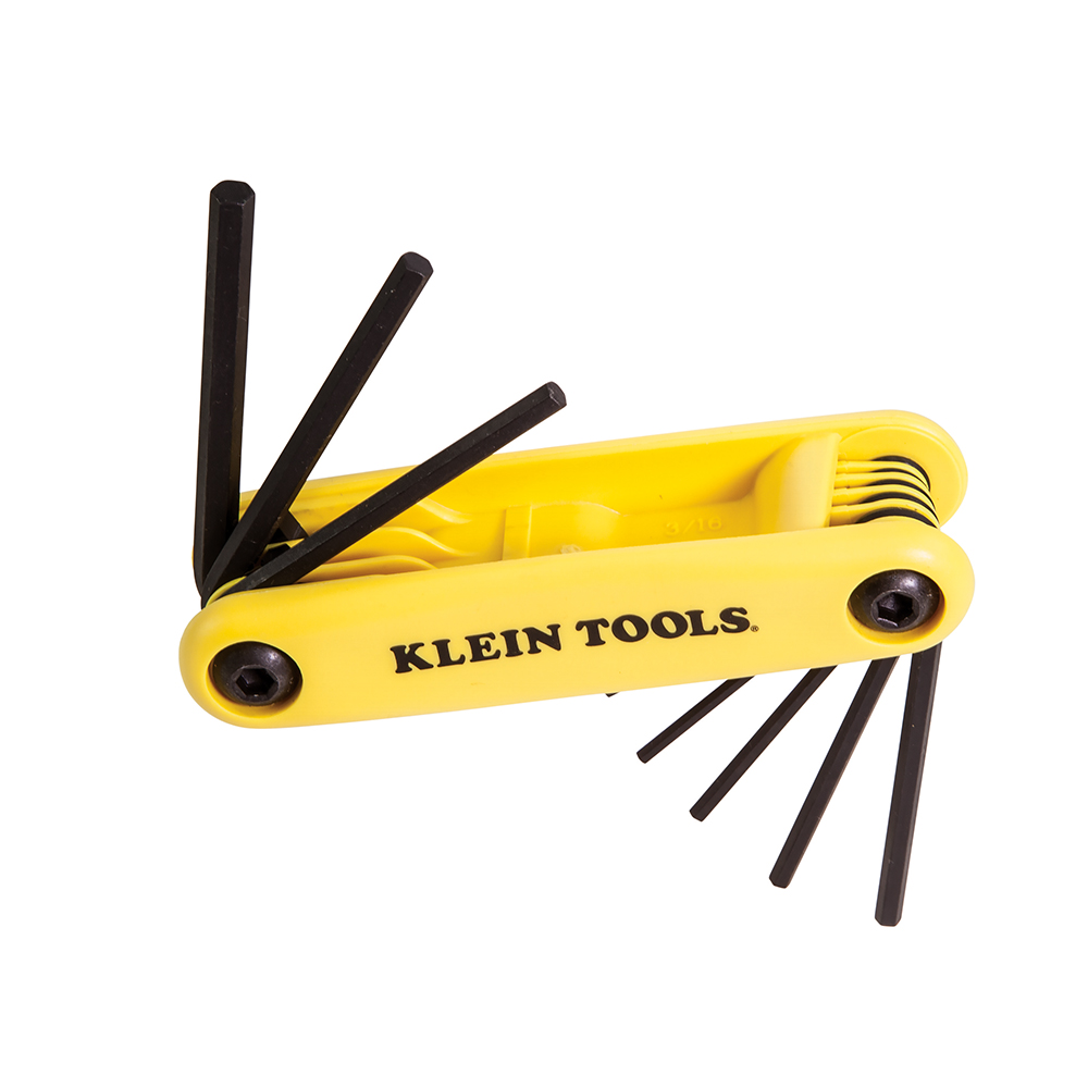 KLEINTOOLS-70575 / 70575 Juego de llaves hexagonales Grip-It™, 9 llaves, mango de 9,7 cm, medidas SAE