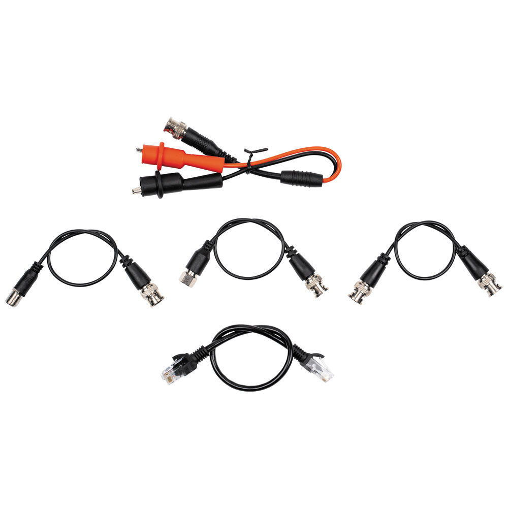 Kit de cables de prueba de repuesto para medidor de longitud de cable TDR