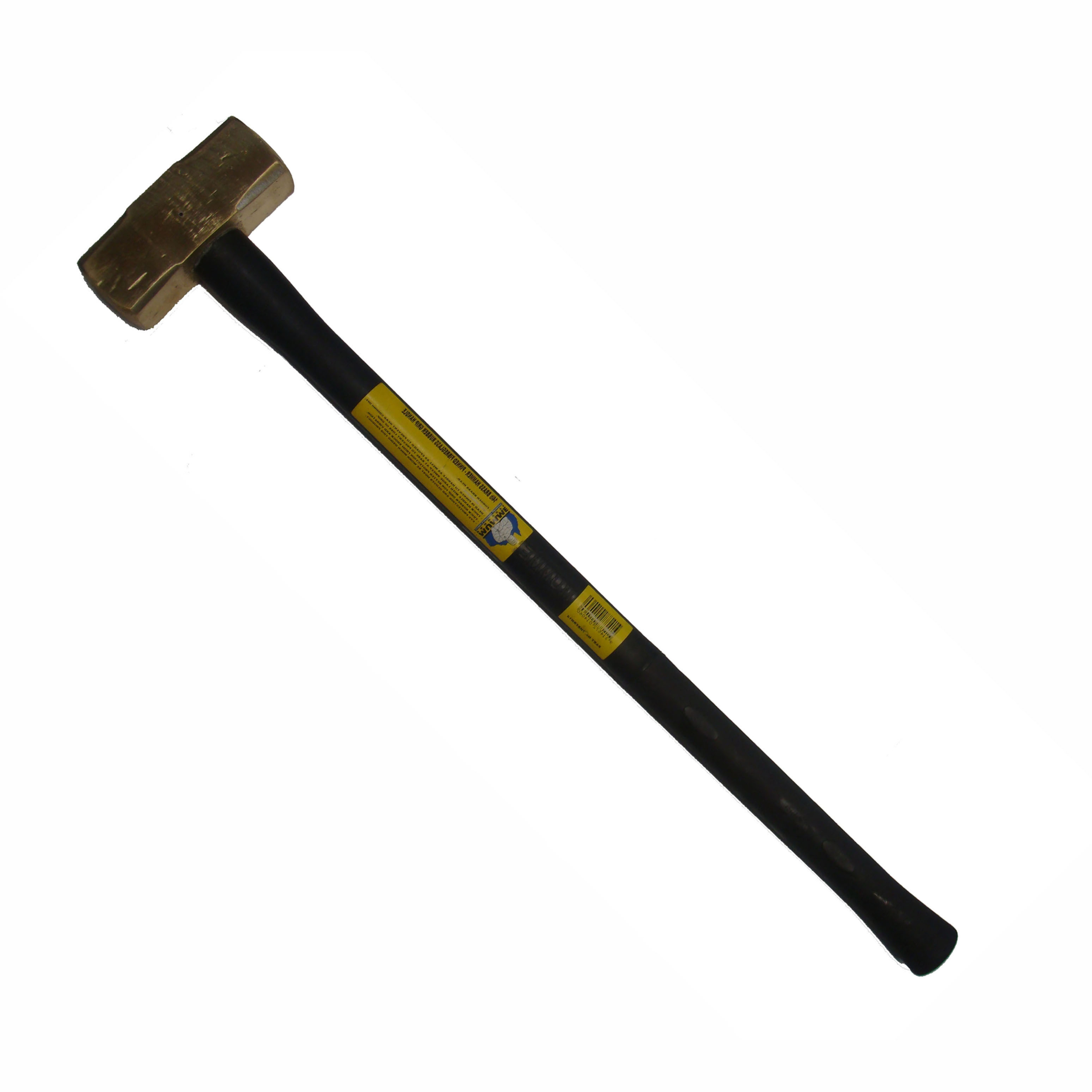 Marro de latón, mango de goma, 6,35 kg