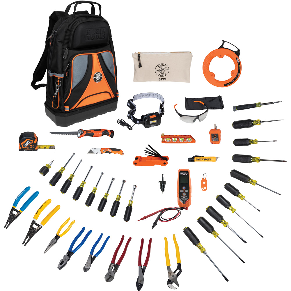 Juego de herramientas Pro con mochila para herramientas, 41 piezas