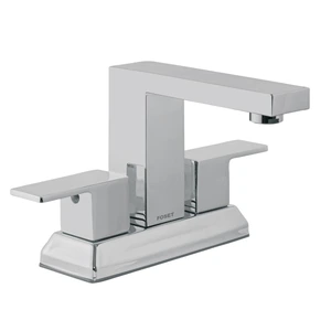 44079 / KUM-43 Mezcladora para lavabo 4', cromo, FOSET KUBO