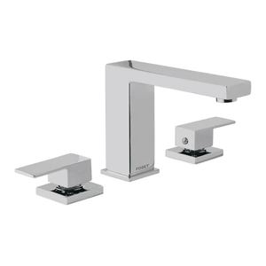 44080 / KUM-91 Mezcladora para lavabo taladros separados, cromo, FOSET KUBO