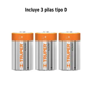 Truper Linterna de LED para campamento, tipo farol, de Pilas 3 D