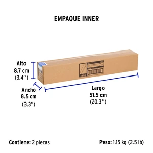 Lámpara de emergencia de 120 Leds 1000 lm recargable Volteck
