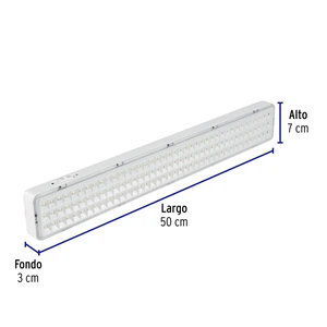 Lámpara de emergencia de 120 Leds 1000 lm recargable Volteck