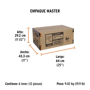 Linterna reflectora LED 300 lm recargable, TRUPER