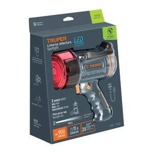 Linterna reflectora LED 900 lm, recargable, TRUPER