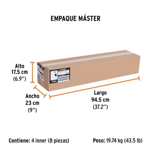 Hacha labor entera 3-1/2lb, mango de madera 36