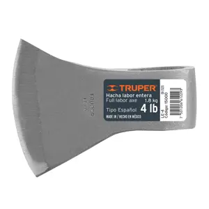 15000 / LE-4 Hacha labor entera 4 lb, sin mango, Truper