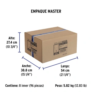 Lámpara LED A19 14 W (equiv. 100 W) luz de día, caja Volteck
