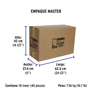 Volteck Pack de 4 lámparas LED A19 14 W (equiv. 75 W), luz de día