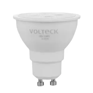 Volteck Lámpara de LED 4 W tipo MR 16 base GU10 luz cálida, blíster