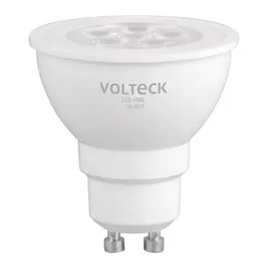 Volteck Lámpara de LED 6 W tipo MR 16 base GU10 luz de día, blíster