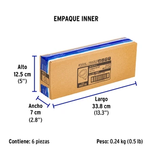 Volteck Lámpara de LED 6 W tipo MR 16 base GU10 luz cálida, blíster