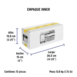 Volteck Lámpara LED A22 16 W (equiv. 100 W), luz de día, caja, Basic