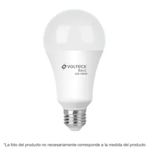 Volteck Lámpara LED A22 16 W (equiv. 100 W), luz de día, caja, Basic