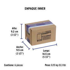 Lámpara LED S14 con filamento 1 W luz cálida, caja, Volteck