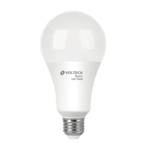 Volteck Lámpara LED A25 18 W (equiv. 125 W), luz cálida, caja, Basic