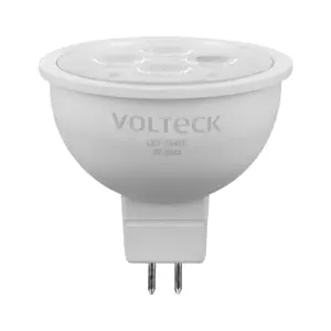 Volteck Lámpara de LED 4 W tipo MR 16 base GU5.3 luz cálida, blíster