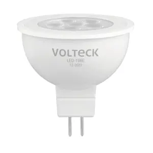 Volteck Lámpara de LED 6 W tipo MR 16 base GU5.3 luz de día, blíster