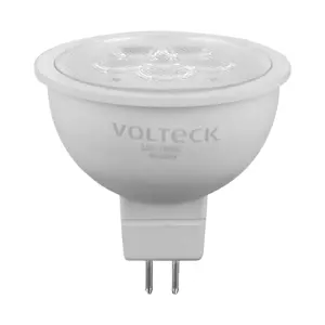 Volteck Lámpara de LED 6 W tipo MR 16 base GU5.3 luz cálida, blíster