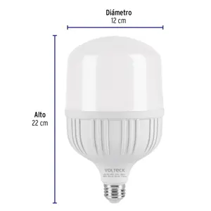 Volteck Lámpara LED alta potencia 40 W (equiv. 350 W), luz de día
