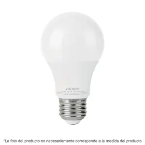 Volteck Lámpara de LED atenuable tipo bulbo 9 W luz cálida, blíster