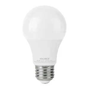 Volteck Lámpara de LED atenuable tipo bulbo 9 W luz de día, blíster