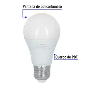 Volteck Lámpara LED tipo bulbo con 3 niveles de iluminación, blíster