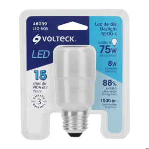 Lámpara de LED tipo barra 8 W luz de día, blíster, Volteck