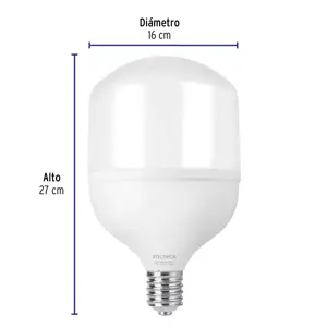 Volteck Lámpara LED alta potencia 60 W (equiv. 650 W), luz de día