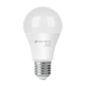 Volteck Lámpara LED A19 10 W (equiv. 75 W), luz cálida, caja, Basic