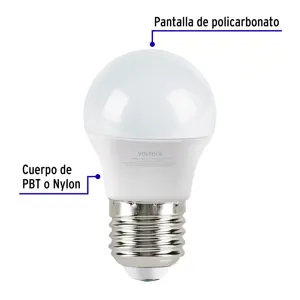 Volteck Pack de 4 lámparas LED A19 10 W (equiv. 75 W), luz cálida