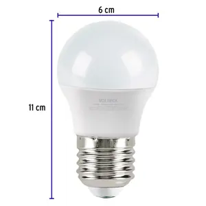 Volteck Pack de 4 lámparas LED A19 10 W (equiv. 75 W), luz cálida