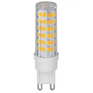 Volteck Lámpara de LED tipo cápsula 4 W base G9 luz cálida, blíster
