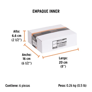 Truper Lentes de seguridad transparentes con antiempaño, Vision
