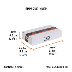 Lentes de seguridad espejo azul, Truper Ultralite