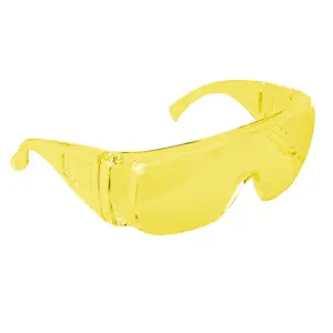 14254 / LEN-SA Lentes de seguridad ámbar, Truper Safe