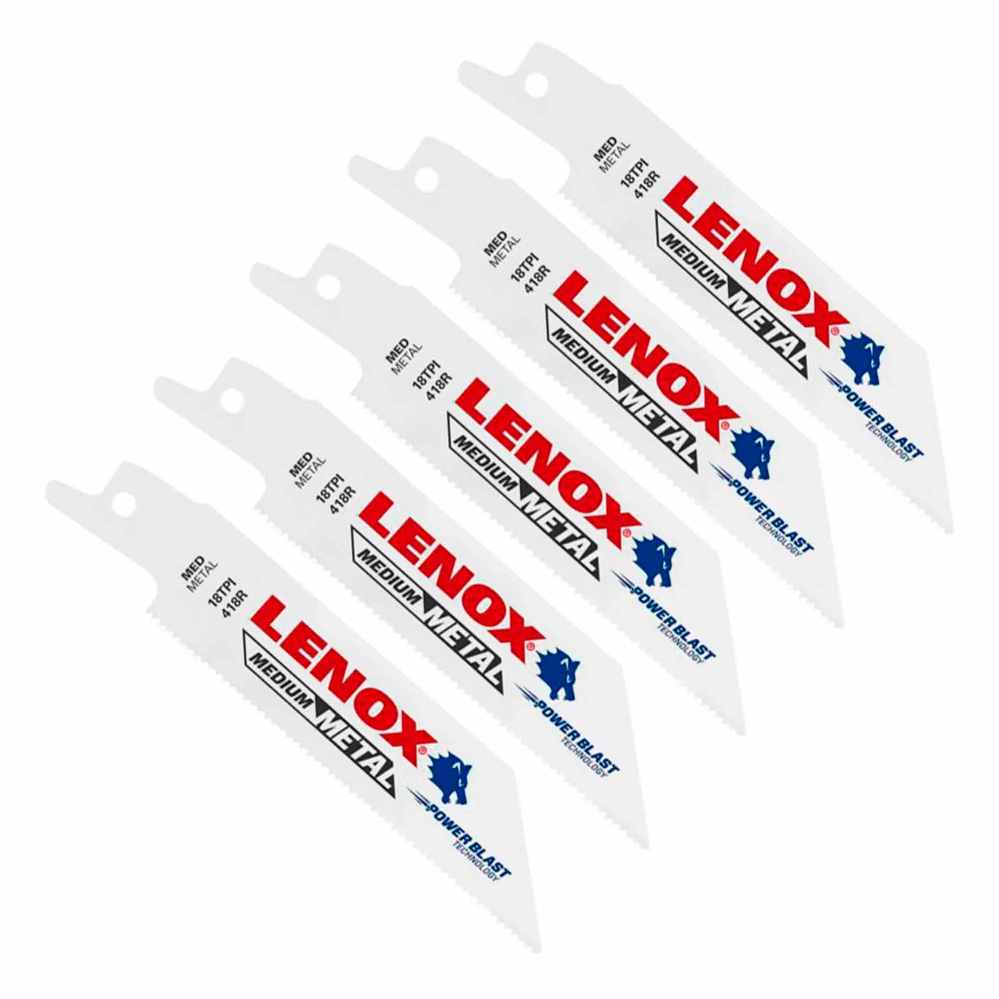 LENOX-A20552 / A20552 Hoja de Sierra Sable Bimetálica 4 x 3/4 Pulgadas 418R