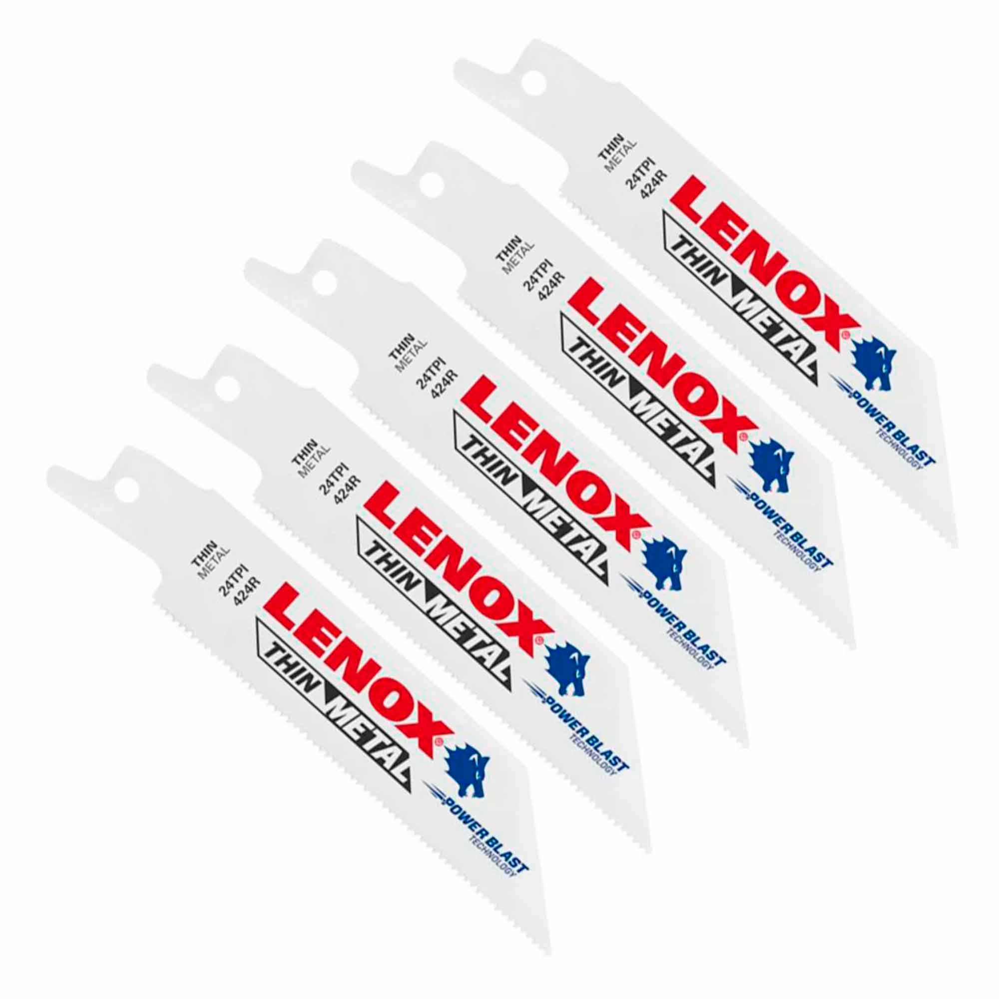 LENOX-A20554 / A20554 Hoja de Sierra Sable Bimetálica 4 x 3/4 Pulgadas 424R