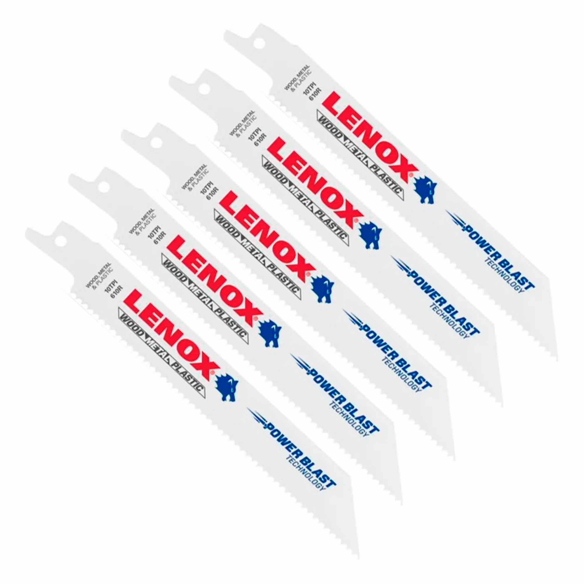 LENOX-A20562 / A20562 Hoja de Sierra Sable Bimetálica 6 x 3/4 Pulgadas 610R