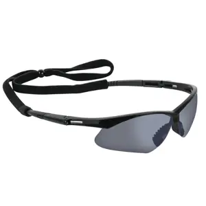 Lentes seguridad espejo plata c/cordón ajustable, Sport