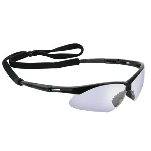 Lentes seguridad espejo azul c/cordón ajustable, Sport