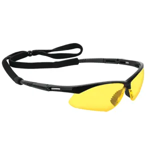 15174 / LESP-SA Truper Lentes seguridad ambar antiempaño c/cordón ajustable, Sport