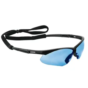 Truper Lentes seguridad azul antiempaño c/cordón ajustable, Sport